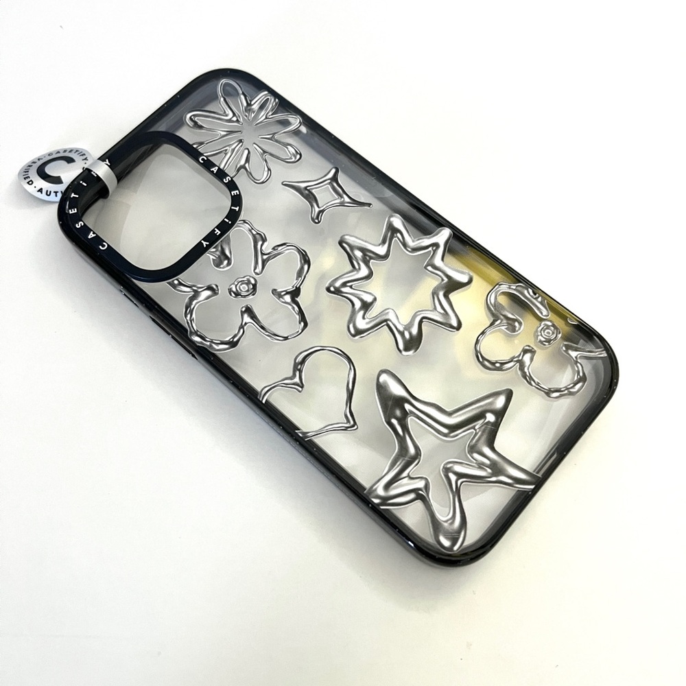 Casetify “ Chrome Doodles “ iPhone 15 Pro Max